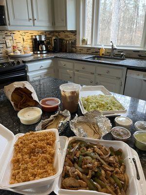 Chicken Fajita Family Platter