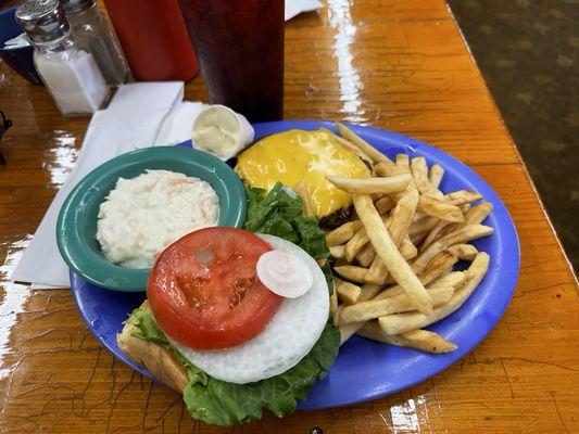 Cheeseburger Deluxe Plate