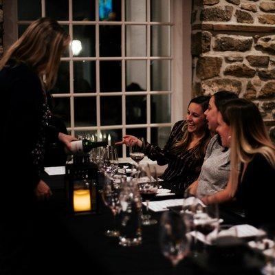 Wine dinners in the Grace Room