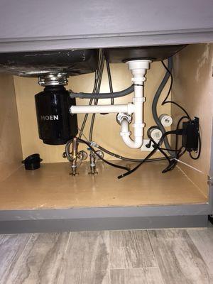 Disposal and under sink repair