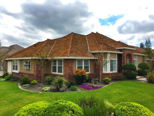 Wood Shakes on a home in Ripon.