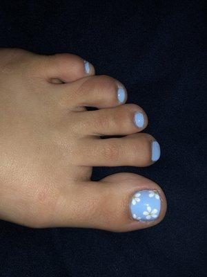 Gel pedicure - Color 31