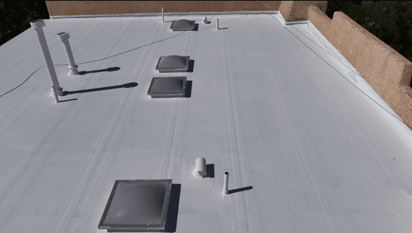 New flat roof