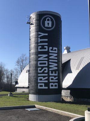 Prison City Brewing Silo