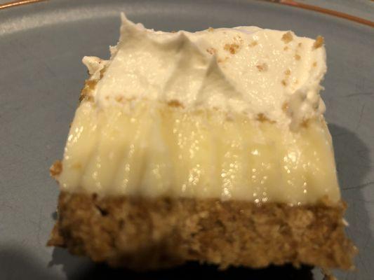 Their key lime pie is pretty good for an inexpensive slice. Disappearing fast.