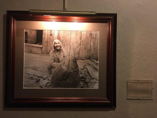 one of many pictures around the hotel that detail local tribal history. please give these a read!