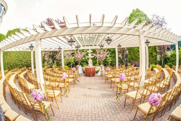 outdoor ceremony.