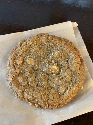 Cookie with Baileys, white chocolate, and espresso