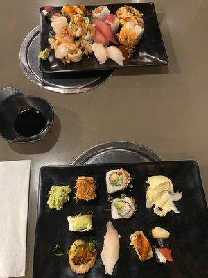 Assorted sushi