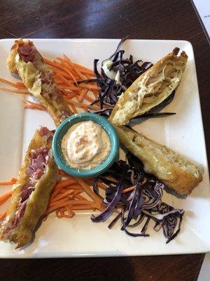 Rachel and Reuben Eggrolls