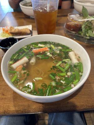 Hu Tieu Do Biet (seafood pork base soup with egg noodles)