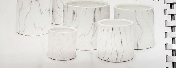 ceramic marble vases