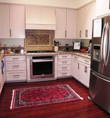 new kitchen after wall to family room was removed