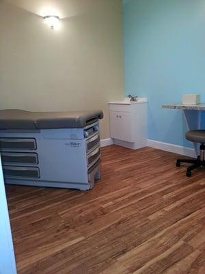 New clean 4 Exam rooms.