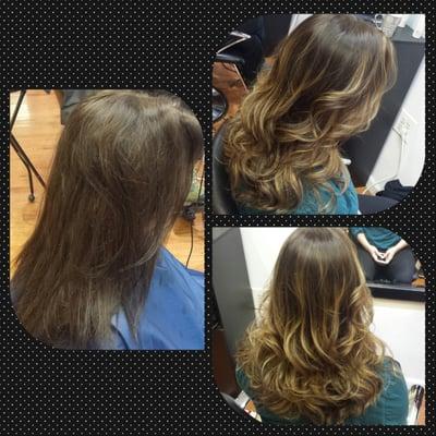 Balayage done by Johnny.