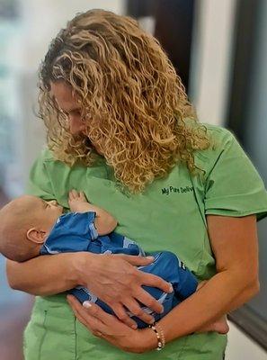 Your babies are in good hands with our lactation consultants!