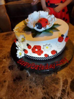 Chocolate Lady Bug Cake