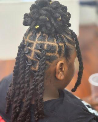 Kids retwist and style