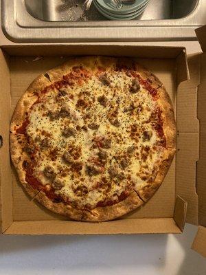 Sausage pizza