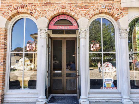 Storefront for Village Cafe at Crossroads Village & Huckleberry Railroad