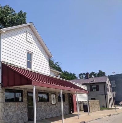 Building entrance.