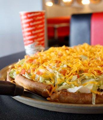 Our #1 seller...Taco Pizza!