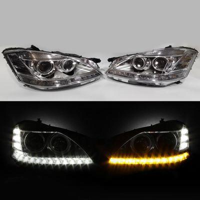 For 06 07 08 09 Mercedes Benz W221 S550 S-Class Xenon Facelift LED Headlights LR