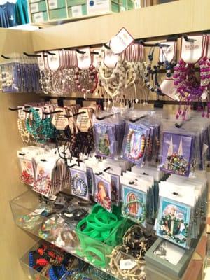 Various prices for rosaries and rosary bracelets depending on what you want to spend.