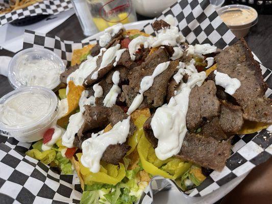 Gyro nachos!