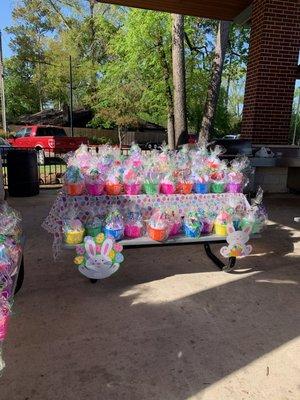 Shenandoah City Park is the scene of the annual Easter Egg Hunt.