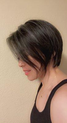 Modern Bob, chin length