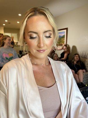 Bridesmaid makeup