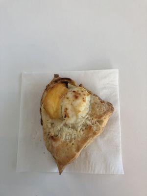 One of my favorites: peach and ricotta scone