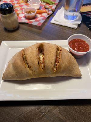 Meat calzone