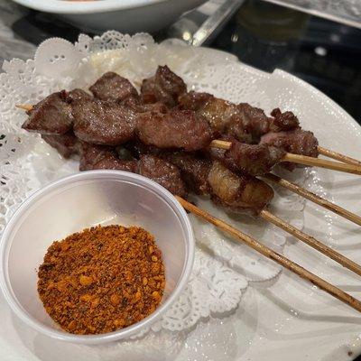 Lamb skewers