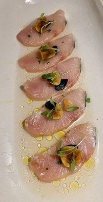 Crudo of Hamachi