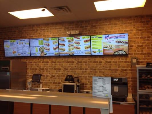 Subway serves up great sandwiches inside of Best Stop