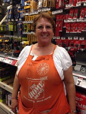 Here is Debbie C. The best employee all homeDepot stores should have her.