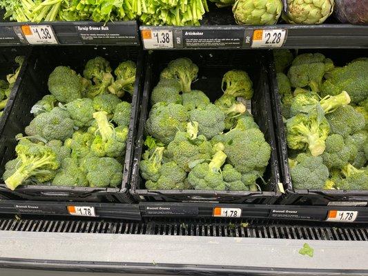 $1.78 for a tiny bunch of broccoli.