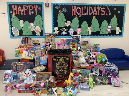 Annual 2021 Toy Drive... Our LSP2 community is all about kindness and support. We appreciate your generosity during this holiday season.