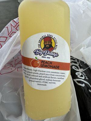 One of many lemonade flavors. We couldn't decided on just one so we purchased strawberry and mango flavors also. All bangers.