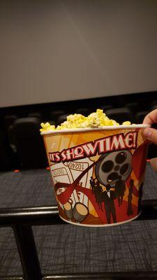 missed this! popcorn in a super clean nice movie theater!