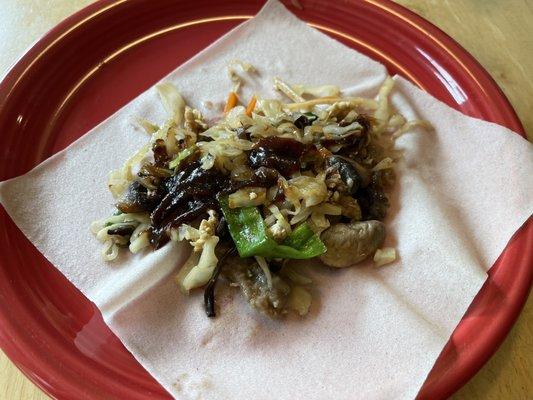 Dressed Moo Shu Beef