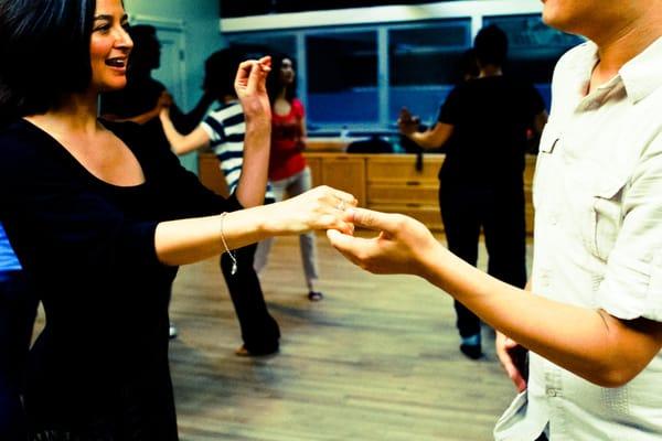 Tianne and Jack teach connected, soulful, playful partner dancing. photo by JP Dobrin