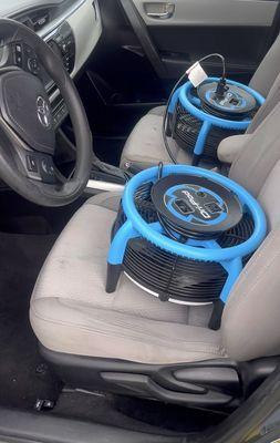 Dri- pods prevent wicking and dry your interior quickly