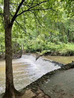 Man-made waterfall