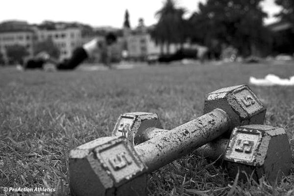 Working out outdoor in Summer!