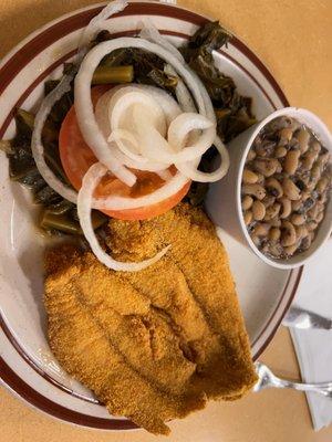 fried catfish dinner! Love it!!