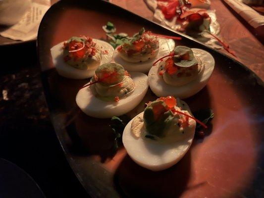 Deviled Eggs and Caviar