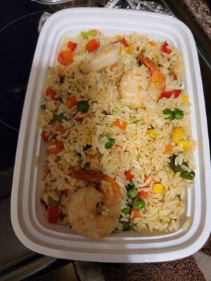 Shrimp fried rice